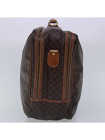 Céline Macadam Brown Canvas Travel Bag (view 2)