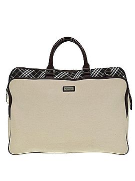 Burberry Nova Check Beige Canvas Handbag (view 1)