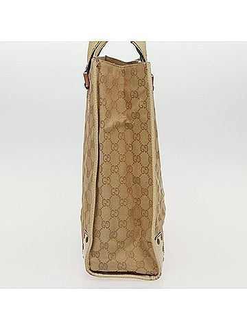 Gucci Beige Canvas Tote Bag (view 2)