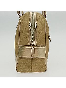 Gucci Gold Canvas Handbag (view 2)