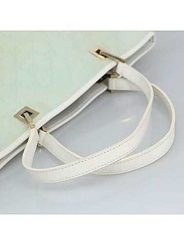 Gucci Blue Canvas Tote Bag (view 2)