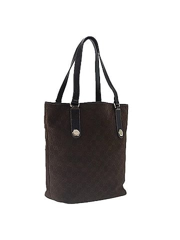 Gucci Brown Suede Tote Bag (view 1)