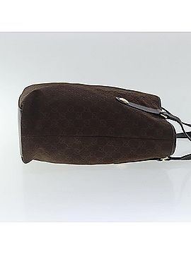 Gucci Brown Suede Tote Bag (view 2)