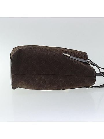 Gucci Brown Suede Tote Bag (view 2)