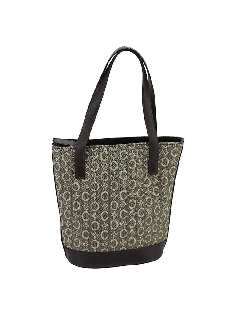 Céline 100% Canvas Solid Gray C Grey Canvas Tote Bag One size - photo 1