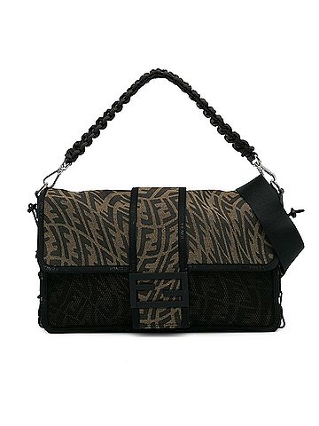 Fendi Large Zucca Vertigo Mesh Baguette Satchel (view 1)
