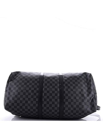 Louis Vuitton Keepall Bandouliere Bag Damier Graphite 55 (view 2)