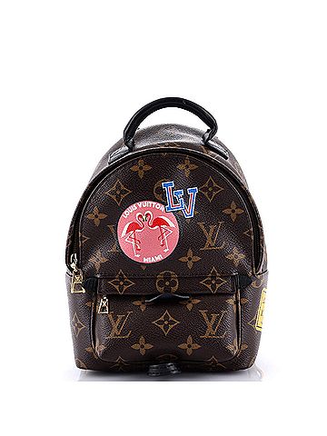 Louis Vuitton Palm Springs Backpack Limited Edition World Tour Monogram Canvas Mini (view 1)