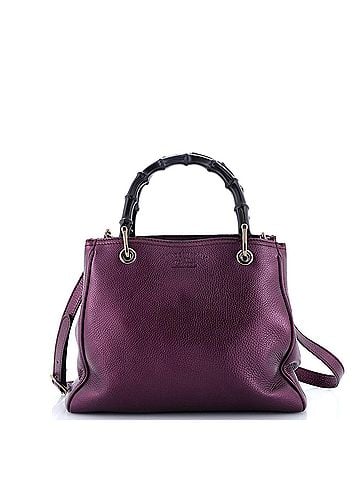 Gucci Bamboo Shopper Tote Leather Small (view 1)