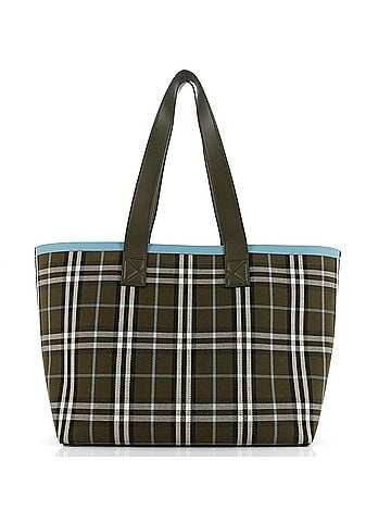 Burberry London Tote Check Canvas Medium (view 1)