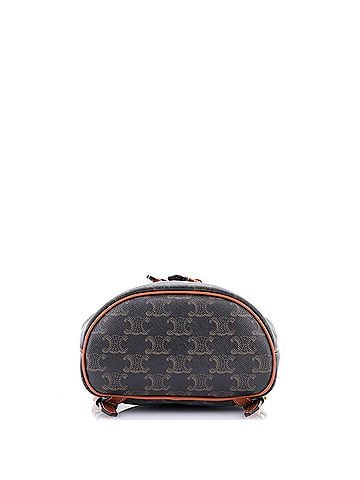 Céline Folco Backpack Triomphe Coated Canvas Mini (view 2)