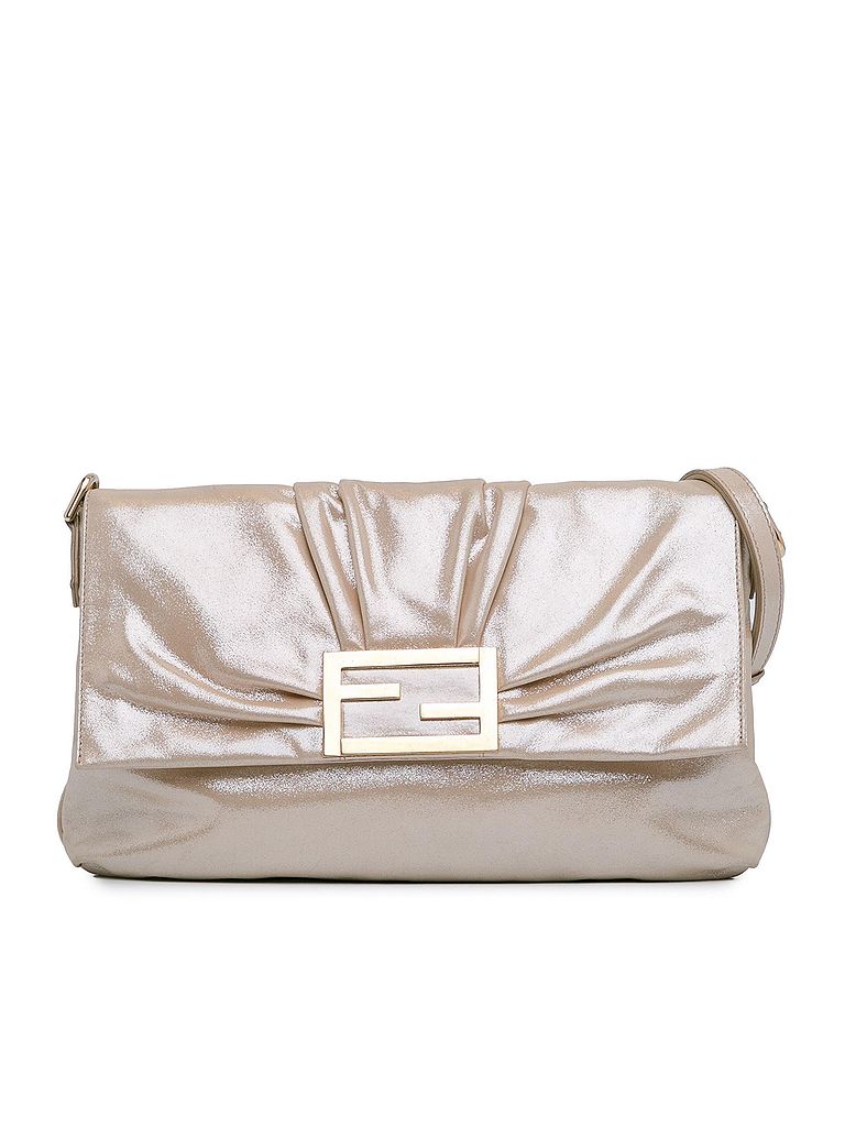 Fendi 100% Leather Brown Mia Leather Shoulder Bag One size - photo 1