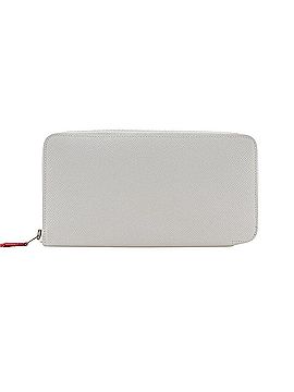 Hermès Azap White Leather Wallet (view 1)