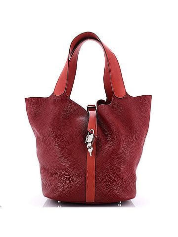 Hermès Bicolor Picotin Lock Bag Clemence with Swift TGM (view 1)
