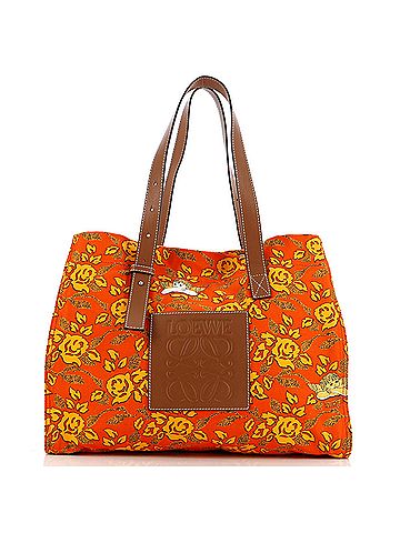 Loewe Paula's Ibiza Shopper Tote Printed Canvas (view 1)