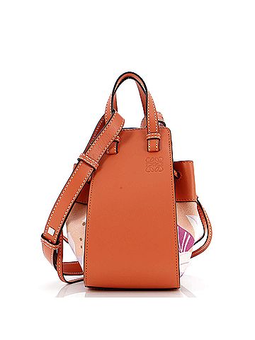 Loewe Hammock Bag Leather and Printed Canvas Mini (view 1)