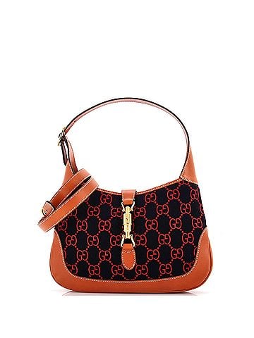 Gucci Jackie 1961 Hobo GG Embroidered Wool Small (view 1)
