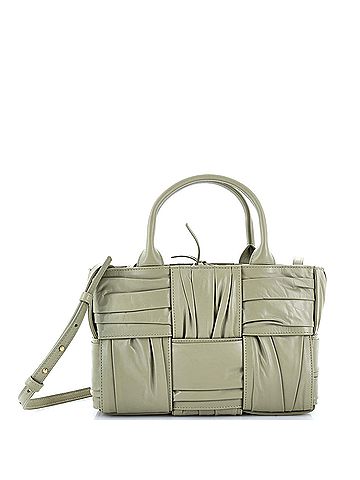 Bottega Veneta Arco Tote Maxi Intrecciato Plisse Leather Small (view 1)