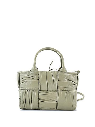 Bottega Veneta Arco Tote Maxi Intrecciato Plisse Leather Small (view 2)