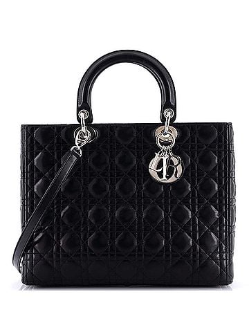 Christian Dior Lady Dior Bag Cannage Quilt Lambskin Large (view 1)