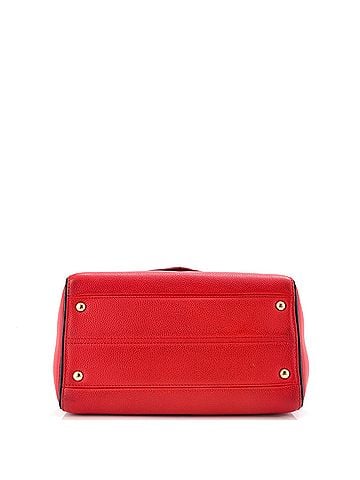 Louis Vuitton Double V Handbag Calfskin with Monogram Canvas (view 2)