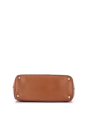 Prada Double Zip Lux Tote Saffiano Leather Medium (view 2)