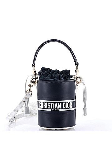 Christian Dior Vibe Drawstring Bucket Bag Leather Small (view 1)