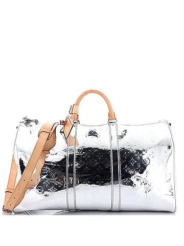 Louis Vuitton Keepall Bandouliere Bag Monogram Mirror Coated Canvas 50 (view 1)