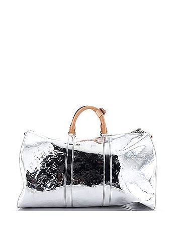 Louis Vuitton Keepall Bandouliere Bag Monogram Mirror Coated Canvas 50 (view 2)