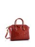 Givenchy 100% Leather Brown Antigona Bag Crocodile Embossed Leather Small One size - photo 3
