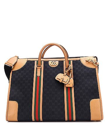 Gucci Bauletto Duffle Bag GG Canvas XL (view 1)