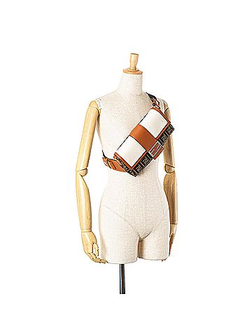 Fendi Zucca Canvas and Leather Convertible Baguette (view 2)