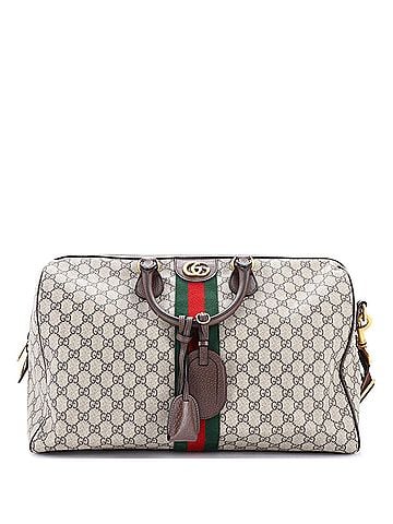 Gucci Ophidia Carry On Duffle Bag GG Coated Canvas Medium (view 1)