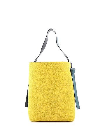 Céline Twisted Cabas Tote Leather and Felt Small (view 2)
