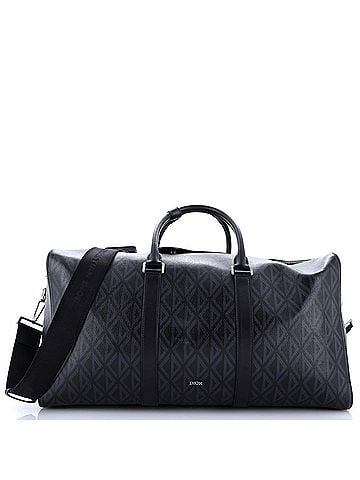 Christian Dior Lingot Duffle Bag CD Diamond Coated Canvas 50 (view 1)