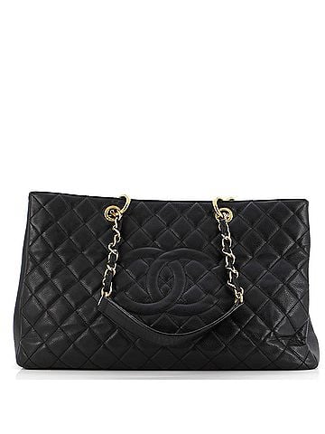 Chanel Grand Shopping Tote Quilted Caviar XL (view 1)