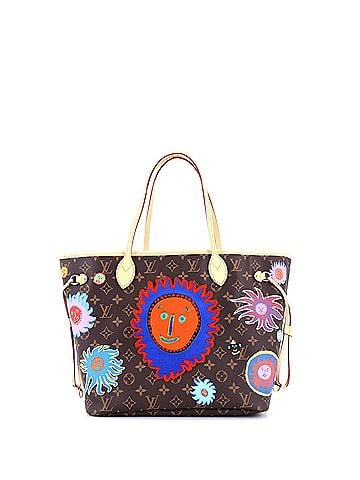 Louis Vuitton Neverfull NM Tote Yayoi Kusama Embroidered My Eternal Soul Monogram Canvas MM (view 2)
