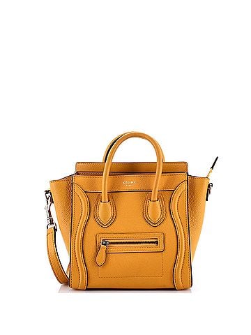 Céline Luggage Bag Grainy Leather Nano (view 1)