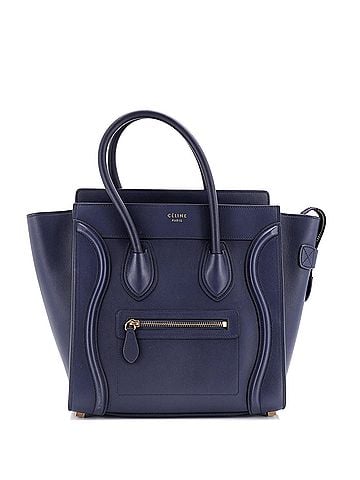 Céline Luggage Bag Smooth Leather Micro (view 1)