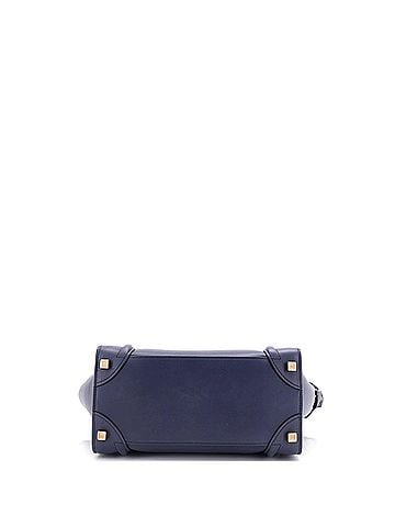 Céline Luggage Bag Smooth Leather Micro (view 2)