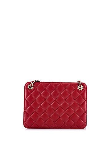 Chanel Once Upon a Time Chain CC Accordion Tote Quilted Calfskin Small (view 2)