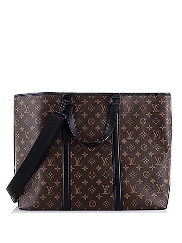 Louis Vuitton Weekend Tote Macassar Monogram Canvas GM (view 1)
