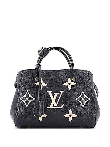 Louis Vuitton Montaigne Handbag Bicolor Monogram Empreinte Giant BB (view 1)