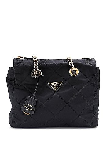 Prada Re-Edition 1995 Chain Tote Quilted Re-Nylon Small (view 1)