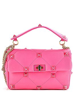 Valentino Garavani Roman Stud Flap Bag Quilted Leather Large (view 1)