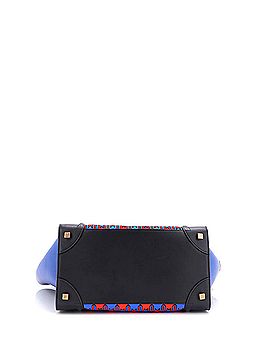 Céline Luggage Bag Printed Textile and Leather Mini (view 2)