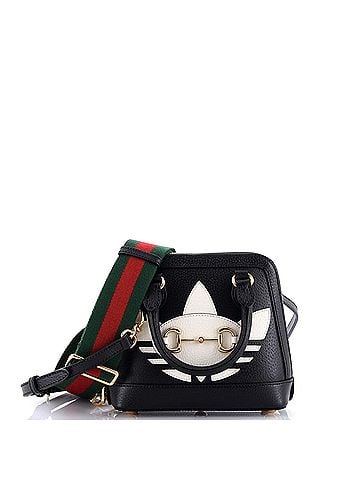 Gucci x Adidas Horsebit 1955 Top Handle Bag Leather with Applique Mini (view 1)