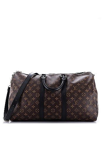 Louis Vuitton Keepall Bandouliere Bag Macassar Monogram Canvas 45 (view 1)
