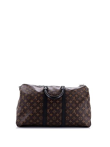 Louis Vuitton Keepall Bandouliere Bag Macassar Monogram Canvas 45 (view 2)
