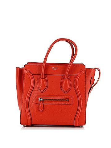 Céline Luggage Bag Grainy Leather Micro (view 1)